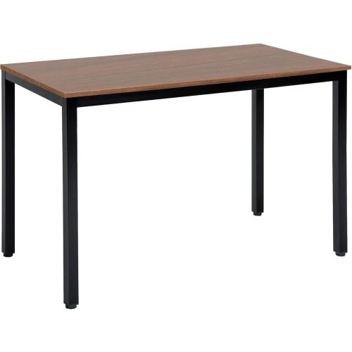 Bureau Informatique Noyer, Table Salle à Manger Métal Noir - Vue principale