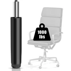 Piston chaise bureau, amortisseur gaz, noir, 1000 lb