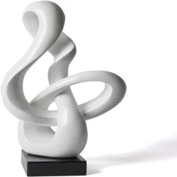 Sculpture Clé de Sol en Résine pour Décoration Maison Moderne