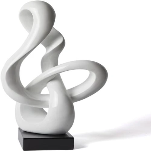 Sculpture Clé de Sol en Résine pour Décoration Maison Moderne - Vue principale