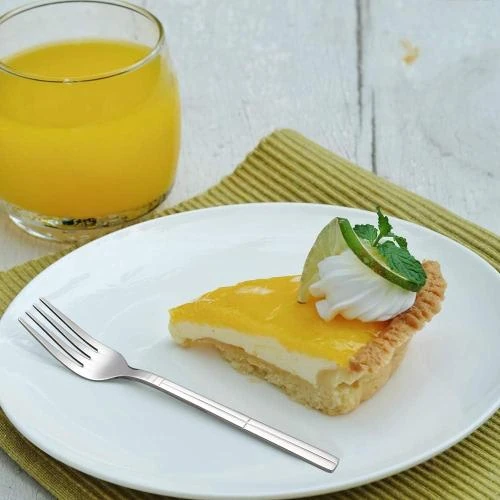 Détail de Fourchettes, Cuillères Dessert Acier Inoxydable, 12 Pièces