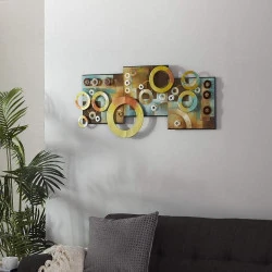 Déco Murale Métal Bois, Décoration Intérieure Chic