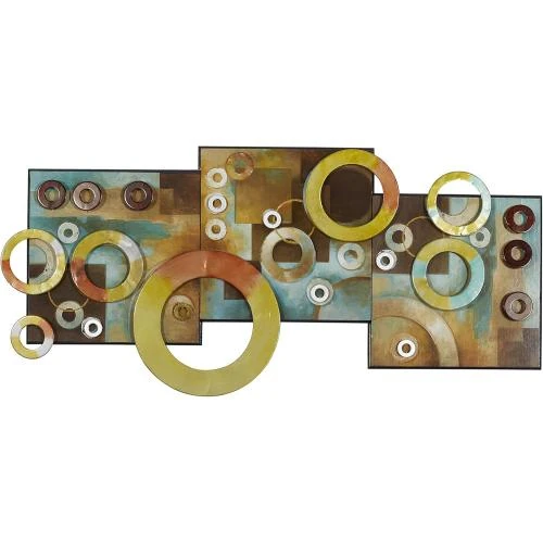 Détail de Déco Murale Métal Bois, Décoration Intérieure Chic