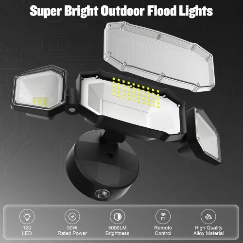 Zoom sur Projecteur LED YTKIH 50W, 5000LM, Blanc Froid, IP65