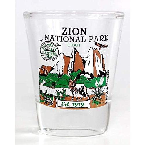 Présentation de Présentation Verre à liqueur Parc national Zion Utah Collection