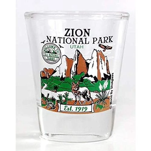 Verre à liqueur Parc national Zion Utah Collection - Vue principale