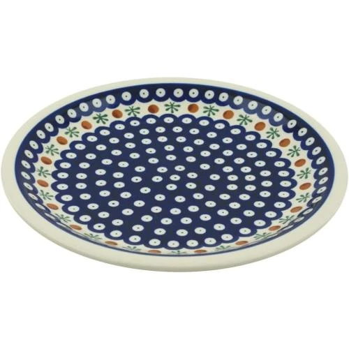 Détail de Assiette à pizza céramique Boleslawiec, Polmedia Pottery