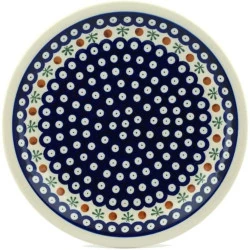 Assiette à pizza céramique Boleslawiec, Polmedia Pottery