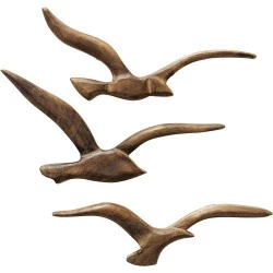 Sculptures murales bois massif WHW Whole House Worlds