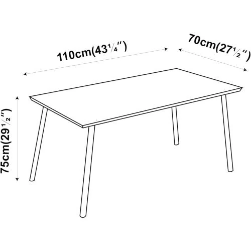 Détail de Table salle à manger scandinave moderne bois noir