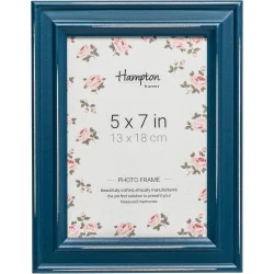 Cadre Photo Bois Vieilli Bleu Sarcelle Hampton Frames
