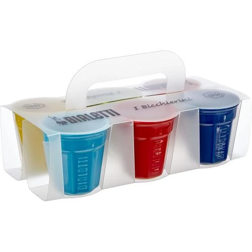 Détail de Bialetti Set 6 Bicchierinis Céramique Multicolore