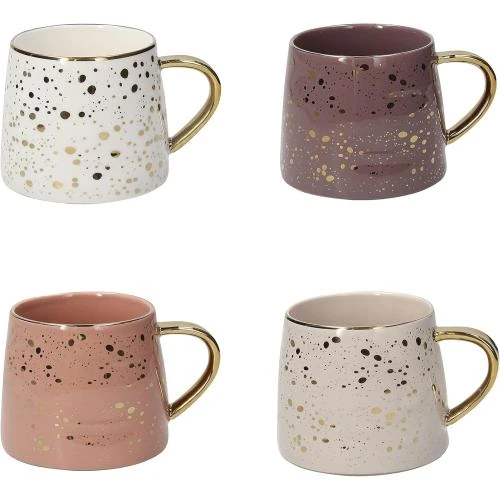 Tasses Mug Porcelaine Multicolore, Lot 4 Tognana Des Arts - Vue principale
