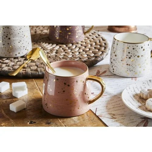 Zoom sur Tasses Mug Porcelaine Multicolore, Lot 4 Tognana Des Arts