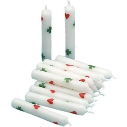 Bougies d'anniversaire Happy People, 8,5 cm, couleurs variées