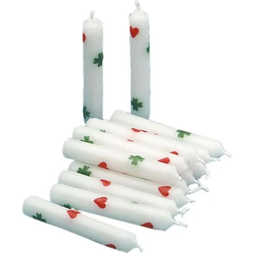 Bougies d'anniversaire Happy People, 8,5 cm, couleurs variées - Vue principale