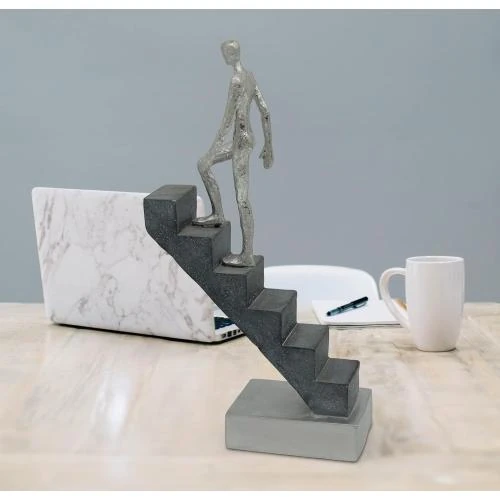 Zoom sur Figurine décorative FeinKnick, sculpture marbre moderne