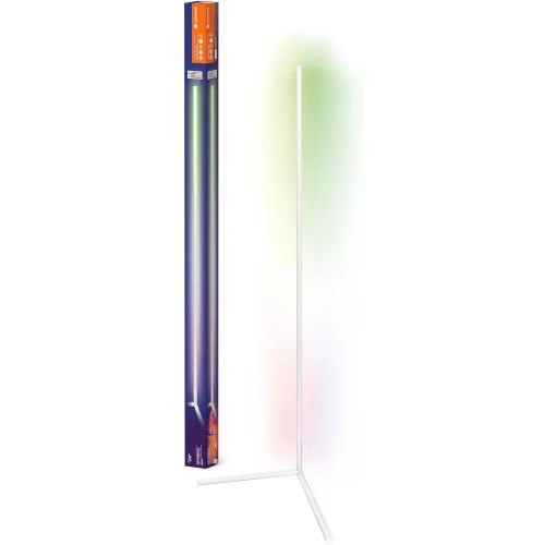 Lampadaire LED Smart WiFi 140cm, blanc, dimmable, réglable - Vue principale