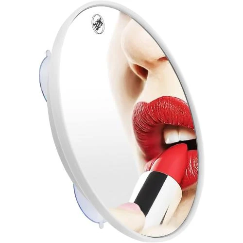 Miroir Maquillage Rayong 10x, Ventouses, Salle de Bain - Vue principale