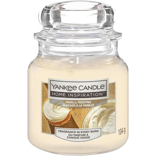 Yankee Candle Glacage Vanille, Petit Pot Crème Parfumé - Vue principale