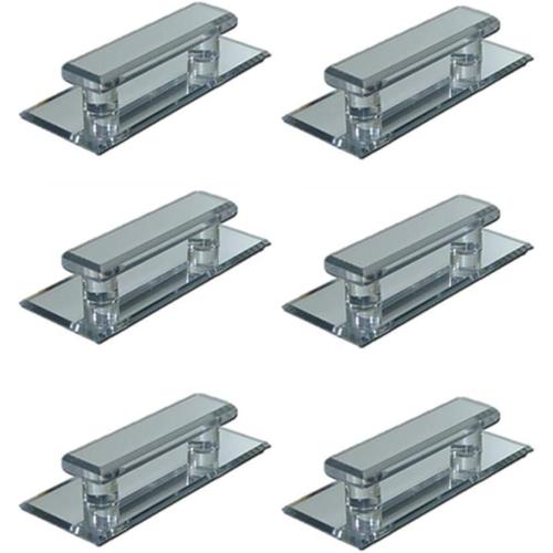 Présentation de Présentation Poignée traction, miroir acrylique biseauté, autocollant