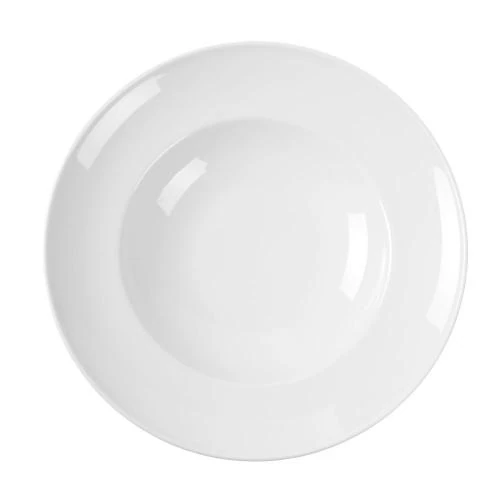 Assiette à Pâtes Hendi, Porcelaine Blanche, Résistante - Vue principale