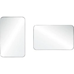 Miroir de Salle de Bain Alasta, Élégant, Coins Arrondis en situation