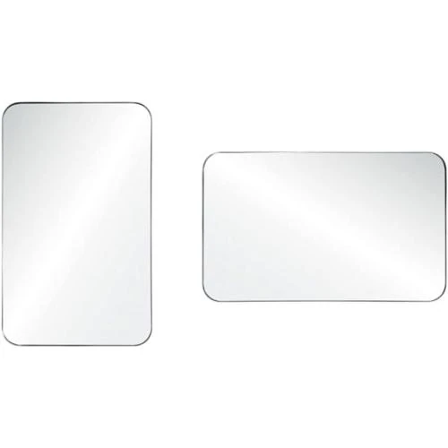 Détail de Miroir de Salle de Bain Alasta, Élégant, Coins Arrondis
