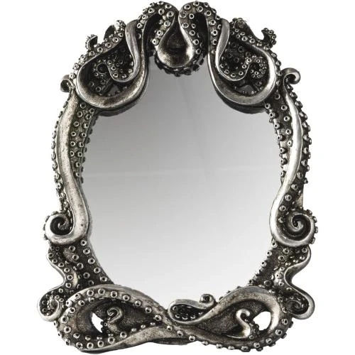 Miroir gothique steampunk, décoration maison, cadre artisanal - Vue principale