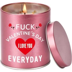 Cadeau Saint Valentin, bougies soja, idées romantiques, stress