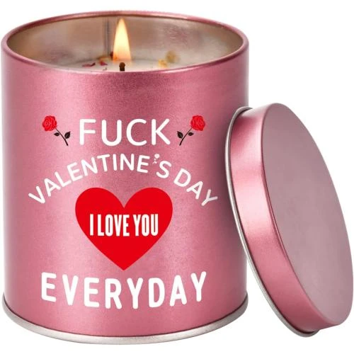 Cadeau Saint Valentin, bougies soja, idées romantiques, stress - Vue principale
