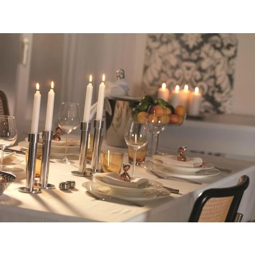 Zoom sur Gies Carton 104 Bougies Chandelles Champagne 180 mm