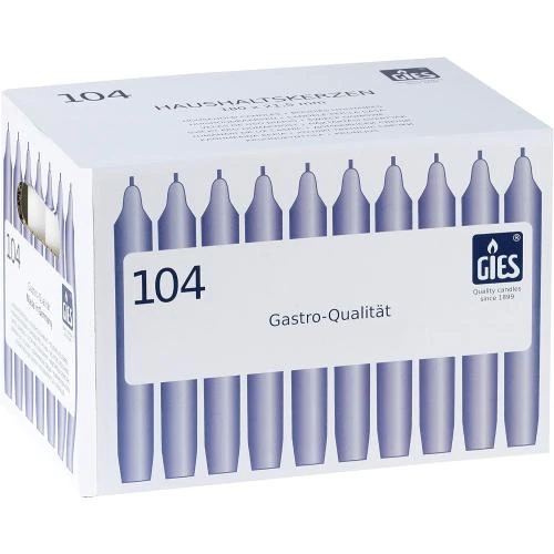 Gies Carton 104 Bougies Chandelles Champagne 180 mm - Vue principale
