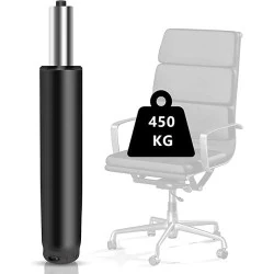 Vérin à gaz Baasha, Amortisseur noir, Chaise de bureau