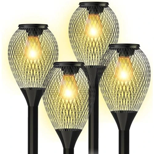 Lampe Solaire Exterieur Ortiny, Lanterne Jardin Lot 4 - Vue principale