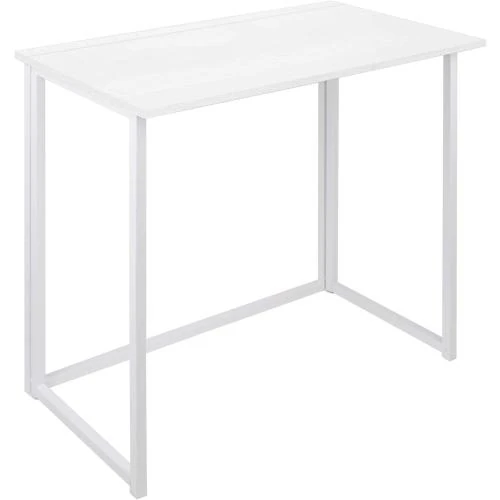 Bureau Pliable Leader Accessories, Table Portable Bois, Blanc - Vue principale