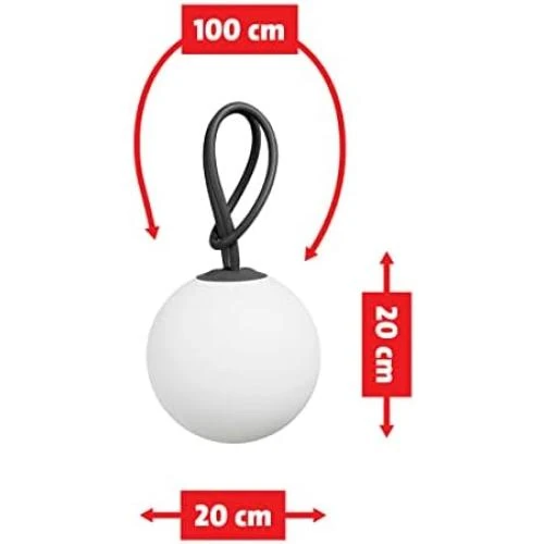 Zoom sur Lampe Suspendue Fatboy Bolleke Ant: Rechargeable USB pour Extérieur