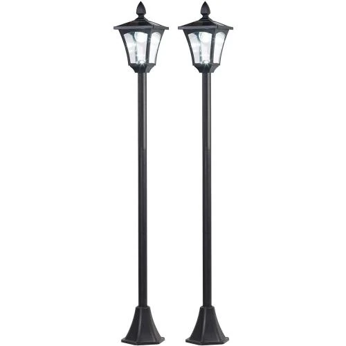 Lampadaires jardin solaires LED, Royal Gardineer, plastique - Vue principale
