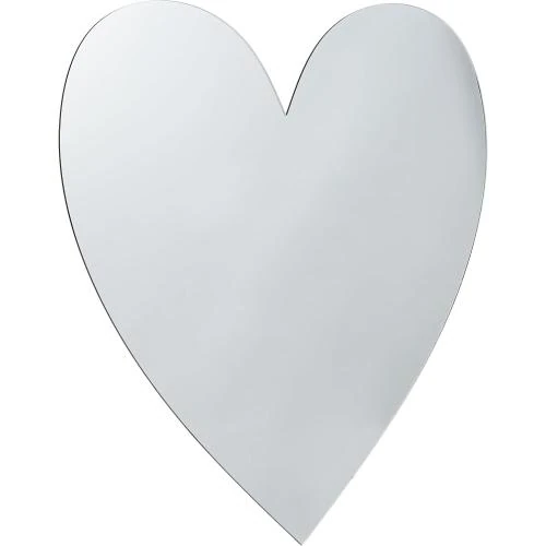 Détail de Miroir acrylique coeur Mungai, décoration moderne élégante