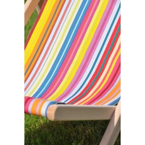 Zoom sur Chaise longue chilienne Jour de Fête, Toiles du Soleil