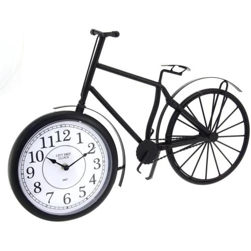 Horloge vélo décorative Generique, pendule structure vélo - Vue principale