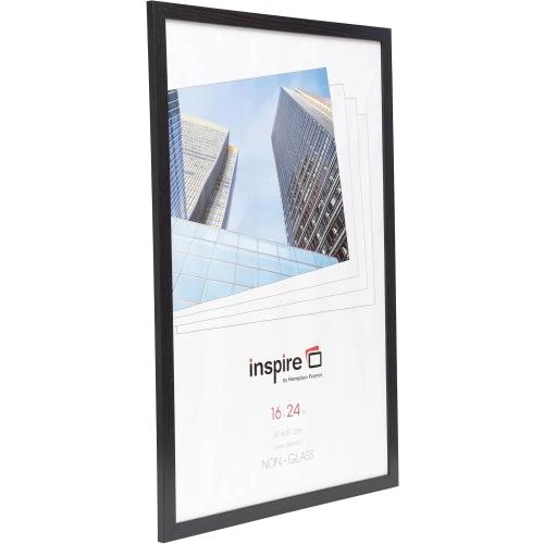Zoom sur Cadre photo plexiglas Hampton Frames, noir, OXF1624NGX