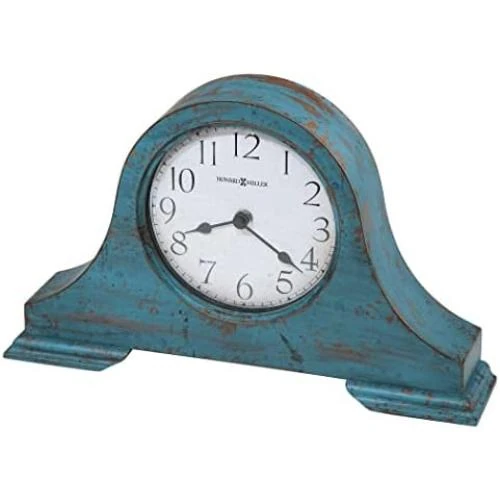 Horloge de Cheminée Howard Miller Tamson Vintage, Base Feutrée en Bois - Vue principale