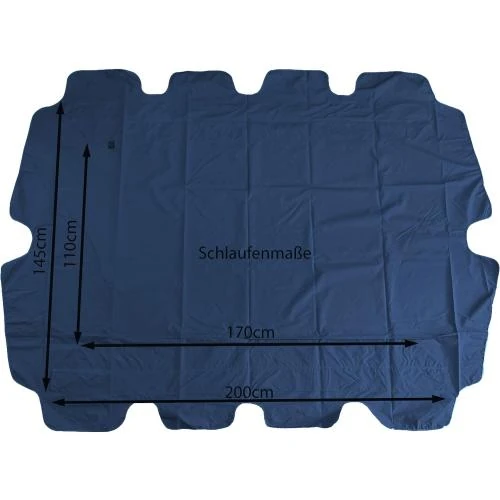 Zoom sur Quick Star Toile Balancelle Imperméable Bleu UV 50