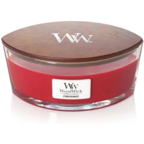 Détail de Bougie Woodwick Elipse Grenade, Parfum Envoûtant