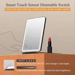 Miroir Maquillage LED Rechargeable FASCINATE, Éclairage Portable en situation