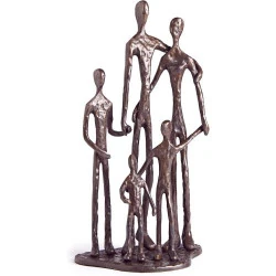 Danya B, Étagère Sculpture Métal, Famille Cinq Personnes