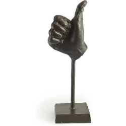 Sculpture en métal Danya B Thumbs Up, décoration originale