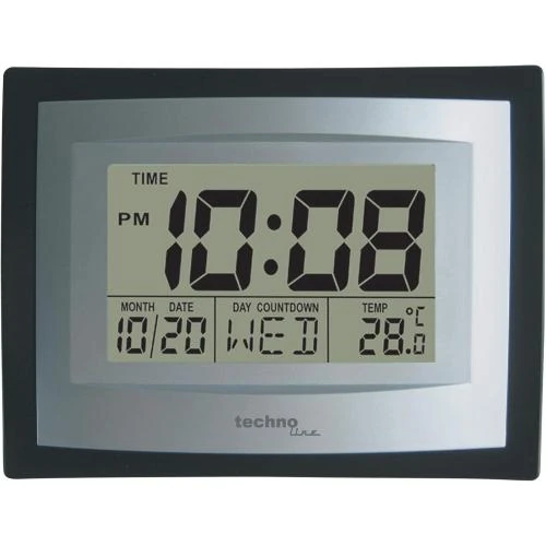 Horloge Quartz Argent Technoline WS8004 Élégance Moderne - Vue principale