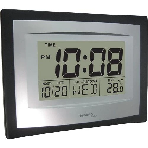 Détail de Horloge Quartz Argent Technoline WS8004 Élégance Moderne